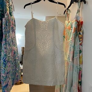 Lilly Pulitzer White Eyelet Mini Dress